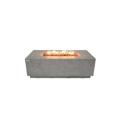 Elementi Andes Fire Pit Table with Hideaway Propane Tank Drawer
