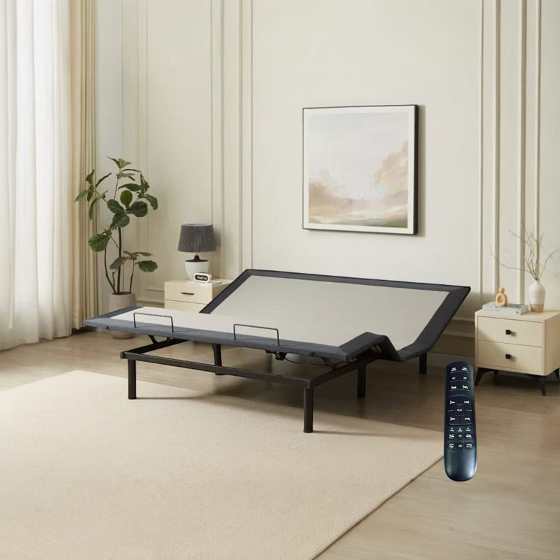 Solen Massaging Zero Gravity Adjustable Bed with Wireless Remote, Queen