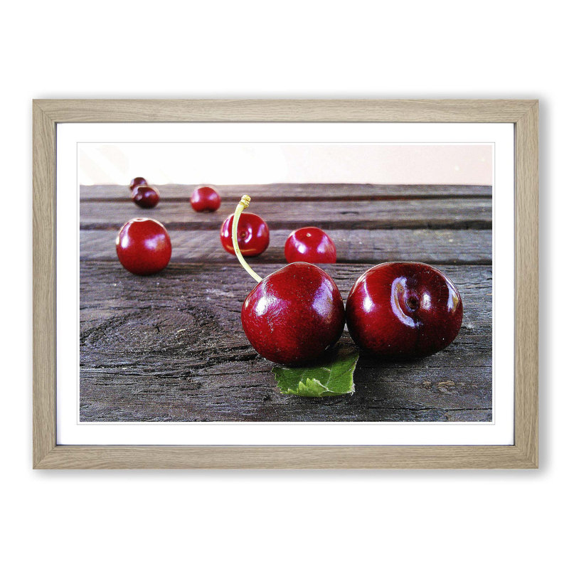 Single Picture Frame Print, Oak
