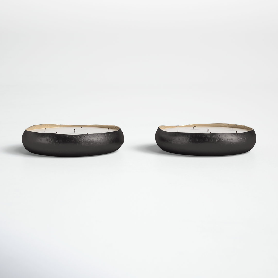 Alaini Woodsy Scented Tealight Candle with Metal Holder (Set of 2) Birch Lane™