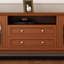 Vintage Cherry Wood TV Stand with Ample Storage