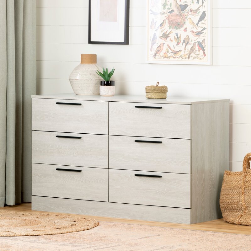 South Shore Step One Essential 6 - Drawer Dresser & Reviews | Wayfair