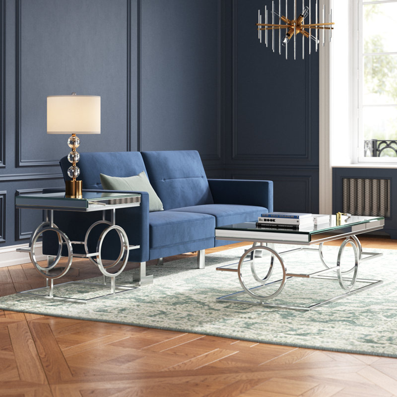 Fairhill 2 - Piece Glass Top Living Room Table Set