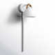 Bryes Single Light Steel Dimmable Plug-in Swing Arm Sconce