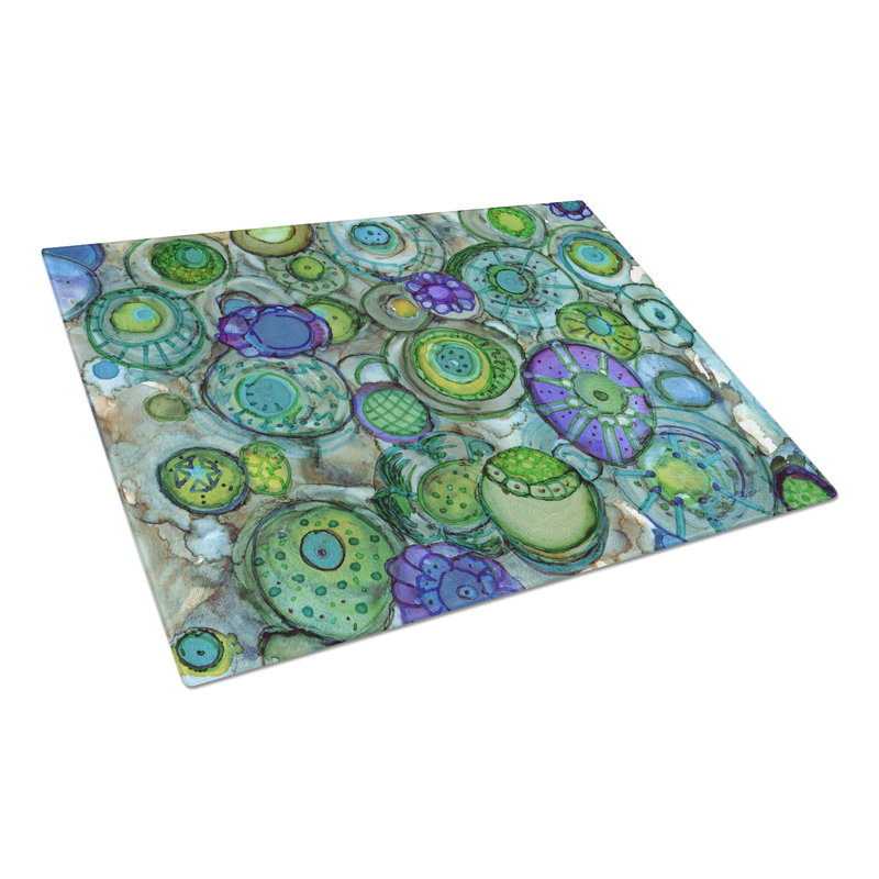 Caroline's Treasures Tempered Glass Abstract Cutting Board