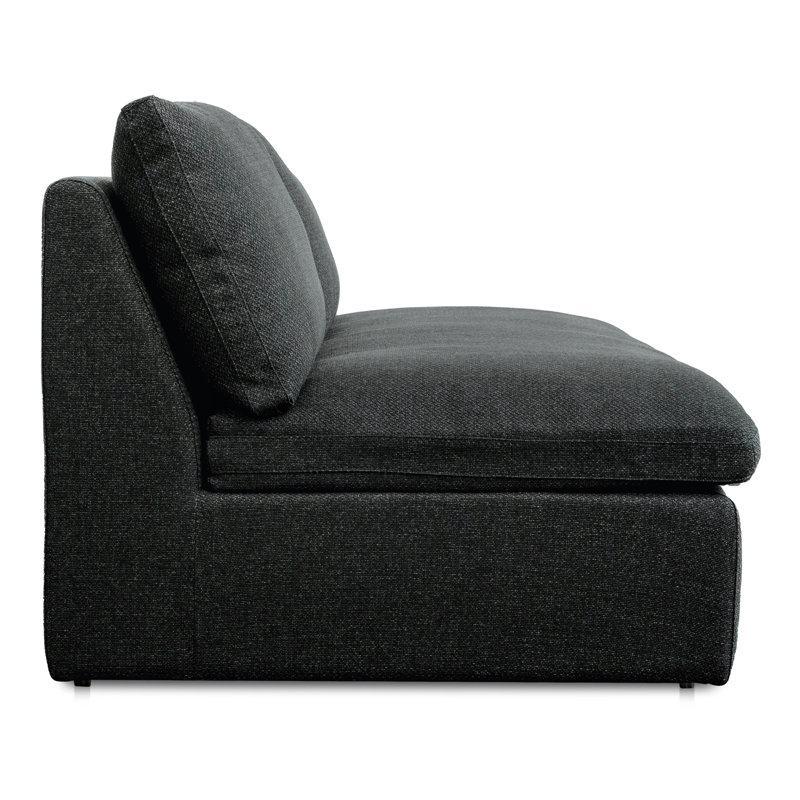 Miles Outdoor Sofa Speckled Charcoal, Charcoal