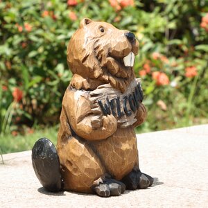 Hi-Line Gift Ltd. Beaver Statue & Reviews | Wayfair