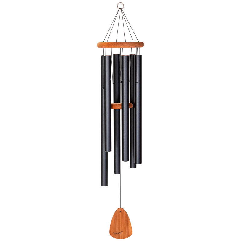 Carillon en aluminium Festival, Noir