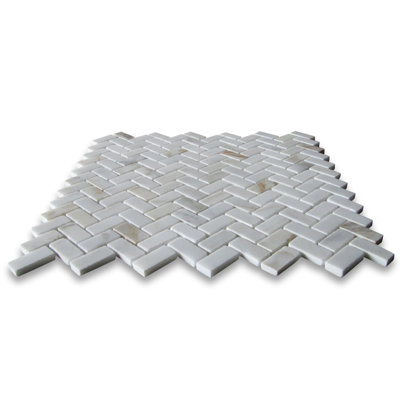 Calacatta 11" x 11" Marble Mosaic Tile