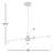 Aimee 6 - Light Dimmable LED Modern Linear Chandelier