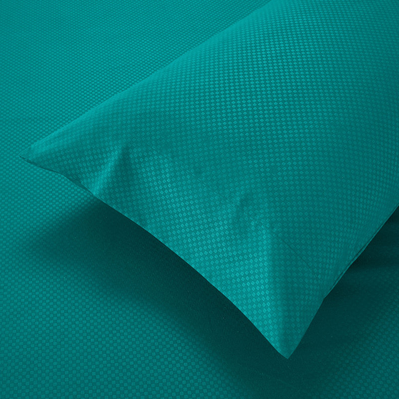 Ensemble de draps en microfibre , Turquoise, Ensemble de draps pour très grand lit + 1 drap-ho