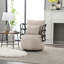 Chaise d'appoint rembourrée et capitonnée-745928714