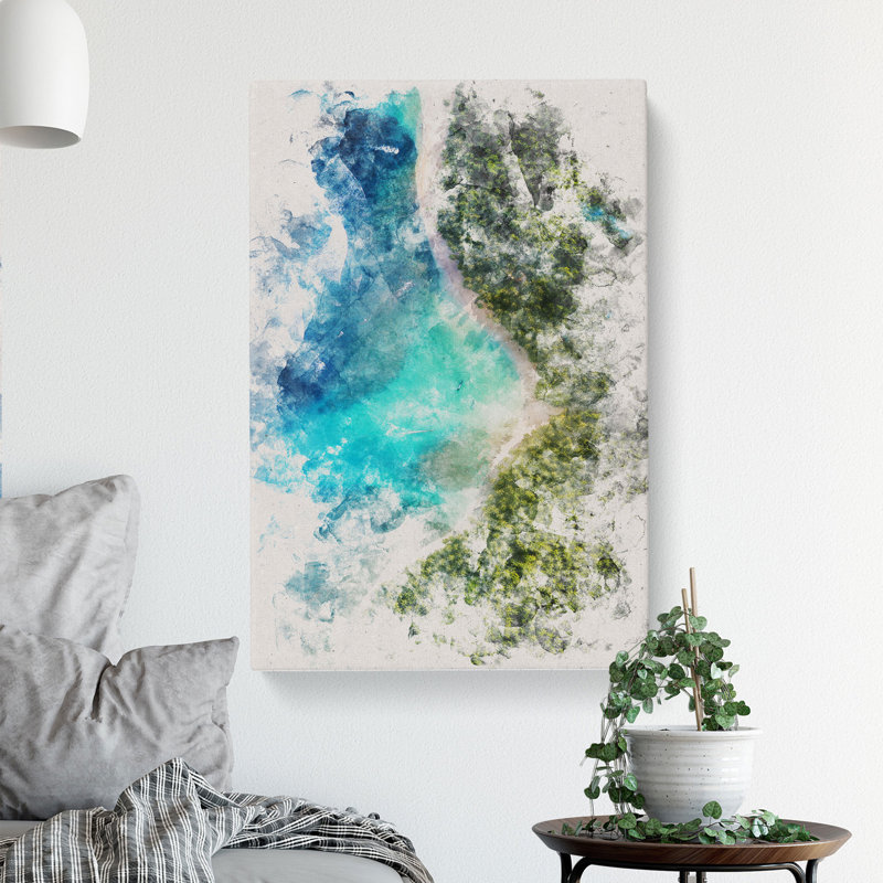 Beautiful Beach - Wrapped Canvas Print, 91cm H x 60cm W x 3cm D
