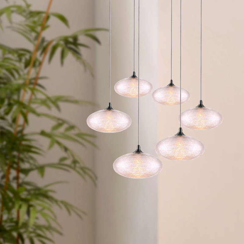 Alvie 6 - Light Cluster Pendant, Chrome