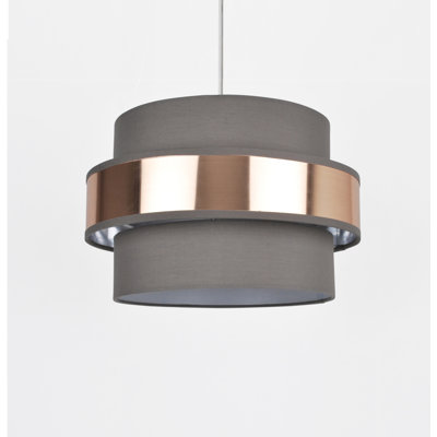 20cm H Cotton Drum Pendant Shade