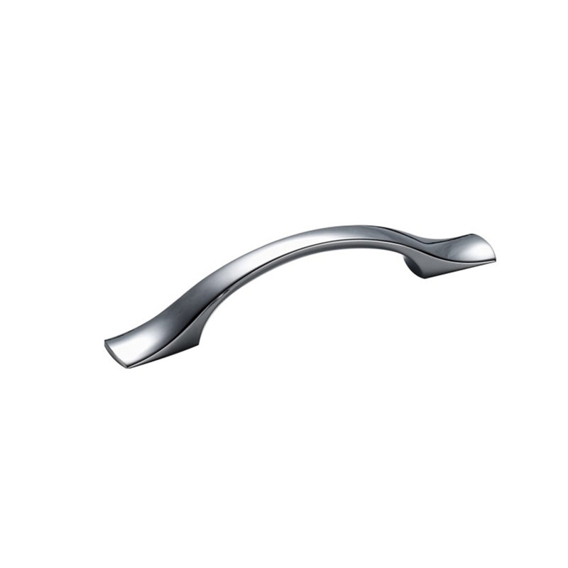 Poignée arche 3 3/4" center to center, Chrome poli
