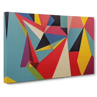 Suprematism Art Abstract Vol.5 - Wrapped Canvas