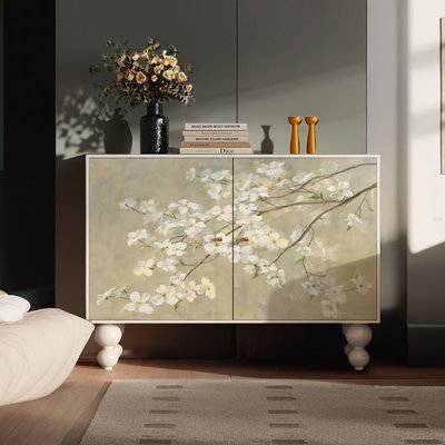Modern living room multi-functional accent cabinet