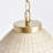 Ottawa 1 - Light Brass Dome Pendant