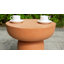 Table d'appoint de patio avec base piédestal Fayette