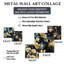 Orne - ensemble d'art mural floral de 5