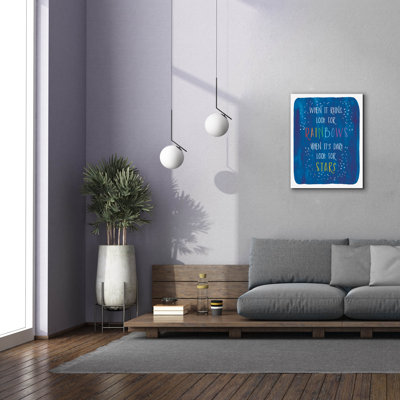 'Rain-stars' by Erin Clark Canvas Wall Art