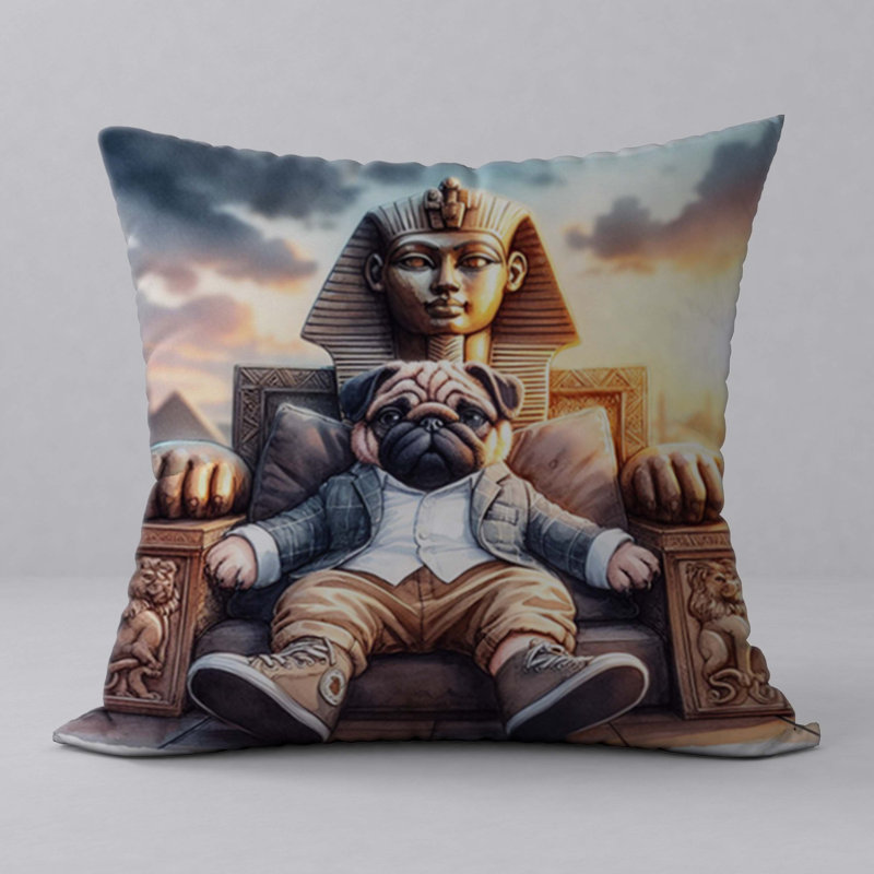Polyester Throw Square Pillow Cover & Insert