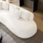 Canapé modulaire en L surdimensionné de 134,63 po avec repose-pieds avec méridienne gauche et canapé profond avec assise profonde pour le salon-214605581