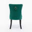 Chaise d'appoint en velours capitonné Exilasse