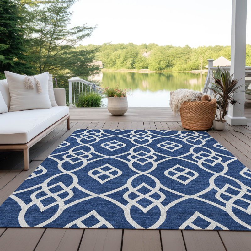 Tapis intérieur / extérieur mâle avec envers antidérapant, Rectangulaire 8 pi x 10 pi