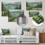 Green Summer Barn Farming Heritage - Art mural de grange-1115804680-1115804682