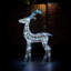 Iridescent Reindeer With 80 White LEDs