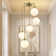 5 - Light Dimmable Sphere Chandelier