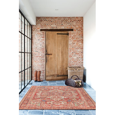 Thoms Damask Area Rug
