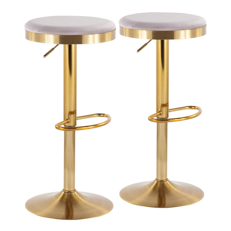 Tabouret Kameron, Argent
