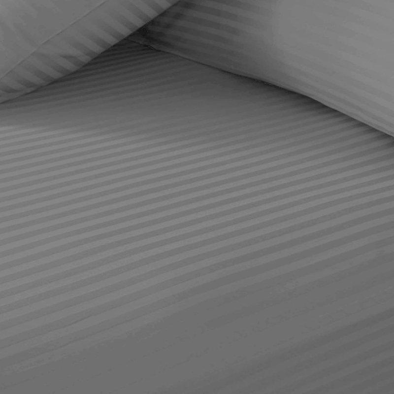 Microfiber Standard Fitted Sheet, Single (3'), Grey