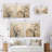 Minimalism Beige Maple Tree Melody IV - Tree Maple Acrylic Wall Art Glass Set Of 2-103920149