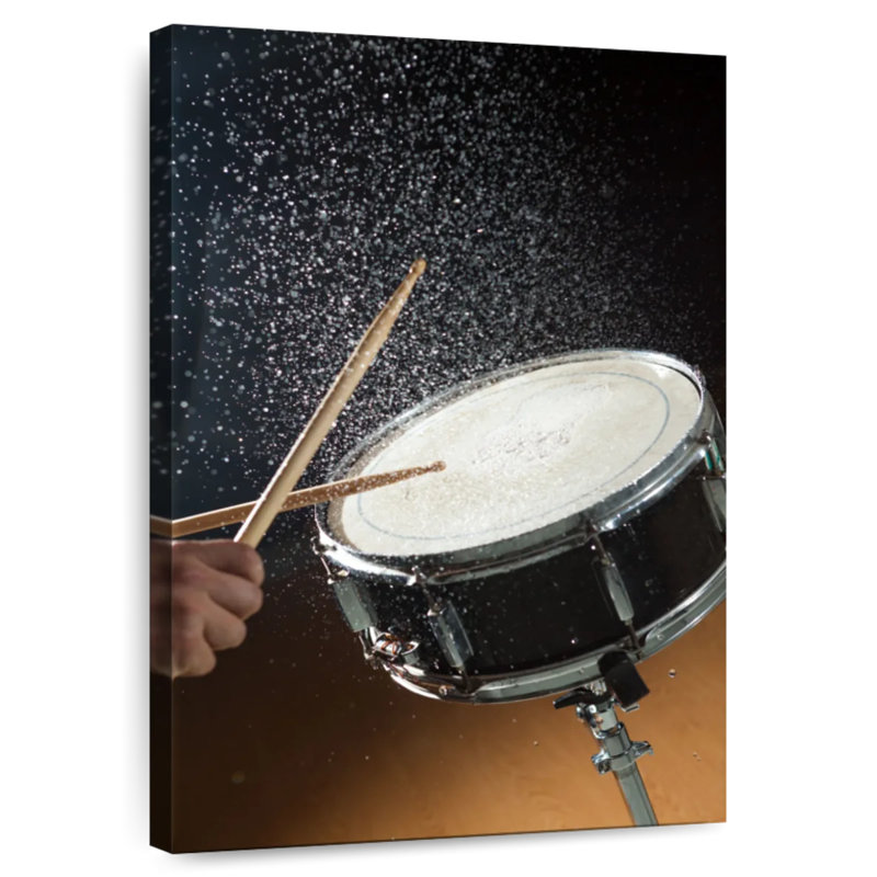 Abarca Snare Drum Water Splash, 24" H x 16" W