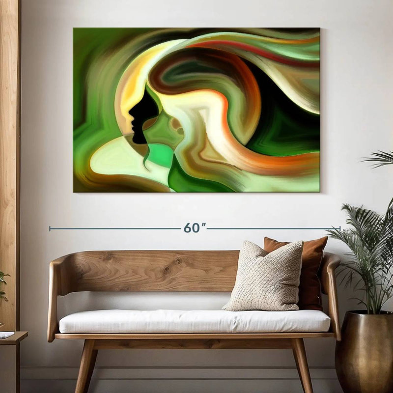 Avery Abstract Woman, 34" H x 51" W