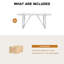 Minimalist Smooth-Finish Sled Base Dining Table - Urban Rectangular-776336779-776336820