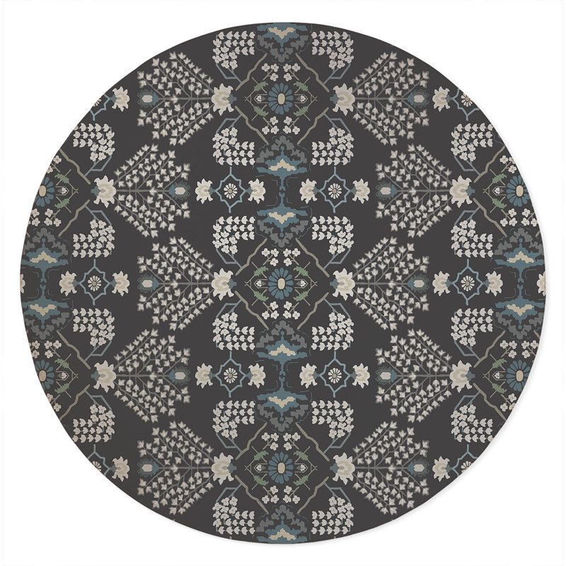 Tilly Non Slip Outdoor Rug, Round 5'
