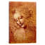Head Of A Woman by Leonardo Da Vinci - Print on Canvas-42157667-56673280