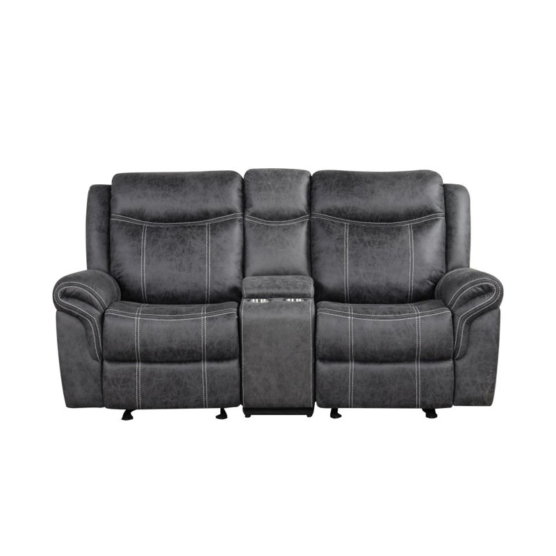 Causeuse en microfibre Zubaida