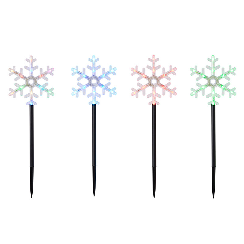 Vivvi App Based Snowflake Path Lights, 7.1" 48 LEDs