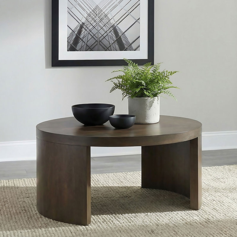 Table basse Willah, Noyer foncé