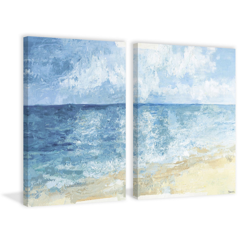 Ombré ombré de mer, H 18 po x l 24 po