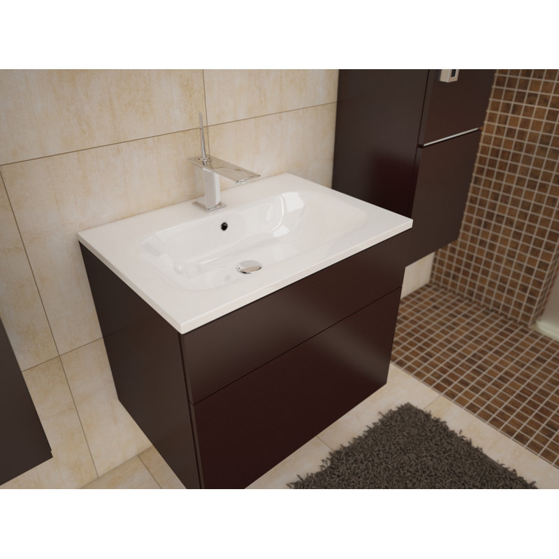 Moray Bathroom Storage Furniture Set, Walnut