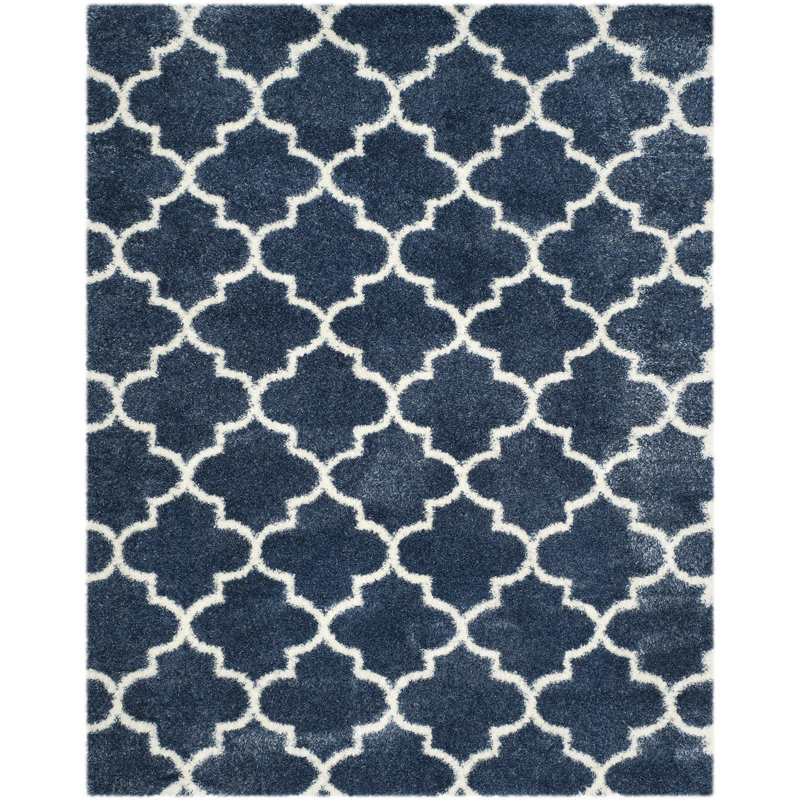 Bertl Sgm-Montreal Shag Performance Geometric Rug, Rectangle 9' x 12'