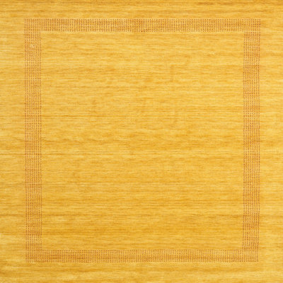 Tapis contemporain jaune