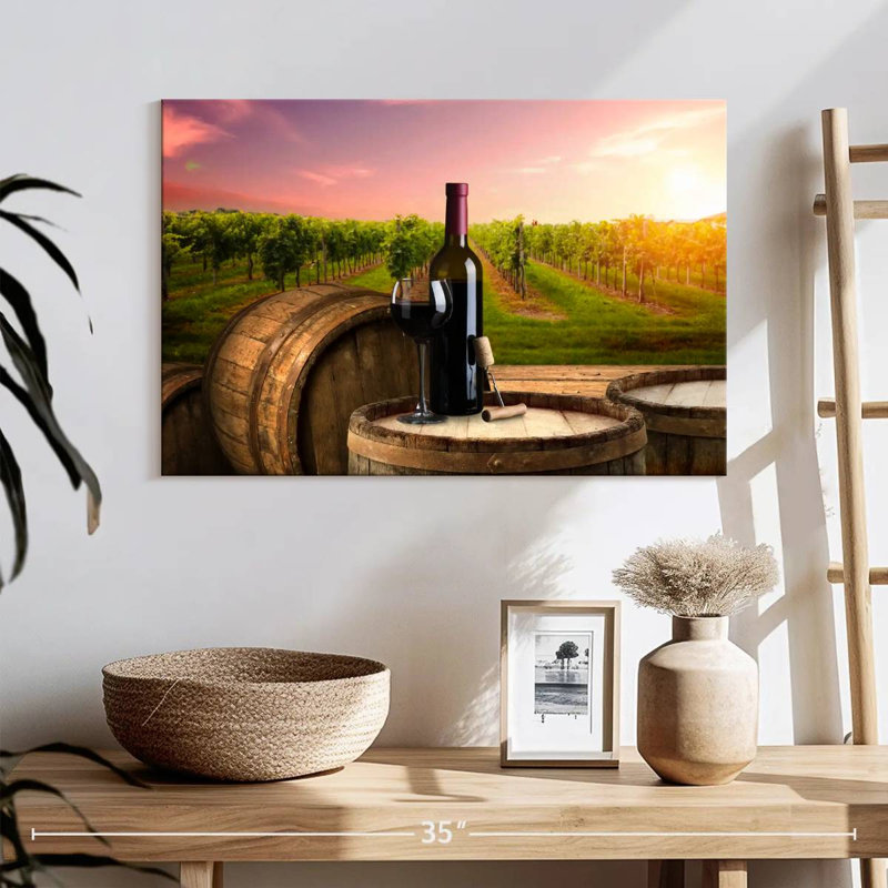 Yarlin Tuscan Wine Vineyard, H 16 po x l 24 po